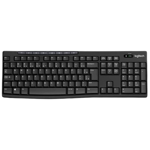 Teclado sem Fio K270 Teclas Silenciosas Preto Logitech