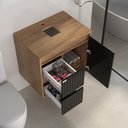 Ver imagem 3 de Conjunto Clarice 60cm com Painel Espelho Led e Cuba Stella - Fabribam