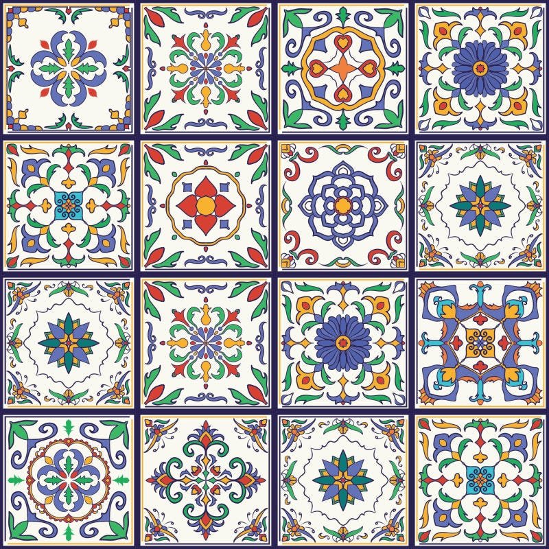 Adesivo de Azulejo Colorido 15x15 para Cozinha Vila Velha 36un - 3