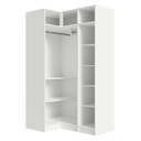 Ver imagem 6 de Guarda-Roupa Modulado de Canto 3 Portas com Espelhos Branco Neo Madesa