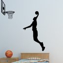 Ver imagem 1 de Adesivo de Parede para Quarto Esporte Basquete