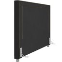 Ver imagem 3 de Cabeceira Cama Box Casal 195 Cm P05 Berlim Veludo Preto - Lyam