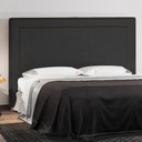 Ver imagem 5 de Cabeceira Cama Box Casal 195 Cm P05 Berlim Veludo Preto - Lyam