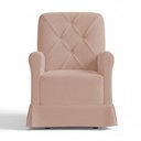 Ver imagem 6 de Poltrona de Amamentação Serena com Puff Boucle 63cm Rose Loja Sheep
