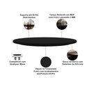 Ver imagem 3 de Prato Giratório para Mesa de Jantar 65cm MDF com Vidro Lissa N01 Preto - Lyam Decor