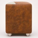 Ver imagem 2 de Puff Decorativo Urban Corino para Sala Quarto Hall de Entrada Compacto Assento Extra Peroba