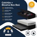 Ver imagem 2 de Cama Box Baú com Colchão de Molas Ensacadas Ortobom One Face Plenno Superpocket + Auxiliar de