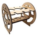 Ver imagem 4 de Mini Adega Mdf para 03 Garrafas