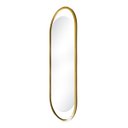Ver imagem 5 de Espelho Decorativo Glam Dourado 153x43cm Oblongo