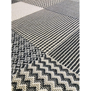 Ver imagem 3 de Tapete New Búzios Patchwork 2,50x3,50m Cinza Sisal Sintético