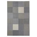 Ver imagem 2 de Tapete New Búzios Patchwork 2,50x3,50m Cinza Sisal Sintético