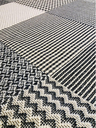 Ver imagem 3 de Tapete New Búzios Patchwork 2,50x3,50m Cinza Sisal Sintético