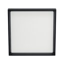 Ver imagem 1 de Painel de Led Stella Quadrado Deep de Sobrepor Recuado 28w Bivolt Preto 4000k Luz Neutra