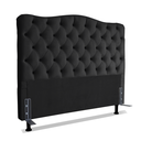 Ver imagem 1 de Cabeceira Para Cama Box Queen 1,6 M Realeza:Suede Preto