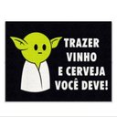 Ver imagem 3 de Tapete Capacho Trazer Vinho e Cerveja Você Deve