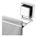 Ver imagem 5 de Toalheiro Duplo Porta Toalha Banho Ventosa Cromado Future