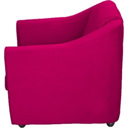 Kit 4 Poltronas Decorativas para Sala de Espera Recepção Escritório Consultório Suede - 4