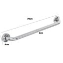 Ver imagem 4 de Alça de Apoio 70cm Barra Inox Acessibilidade Cadeirante Deficiente Idoso Corredor Banheiro Box Segur