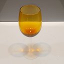 Ver mais imagens de Jogo 2 Peças Taça de Vidro 480ml Âmbar 22x8x8cm Vinho Água Espumante Champagne