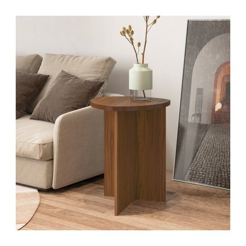 Mesa de Apoio Triangular Artely Delta 4444 Cedro
