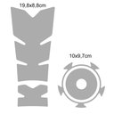 Ver imagem 2 de Kit Protetor Tanque e Bocal Adesivo Moto Yamaha Fz15 Azul Teu Adesivo