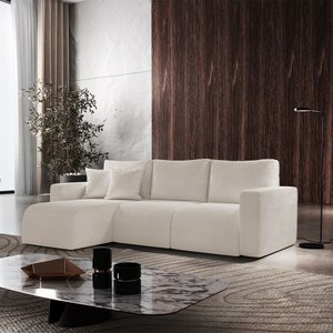 Sofá Living de 90cm com Braço + 90cm sem Braço Mais Chaise Lado Esquerdo Meu Sofá Online