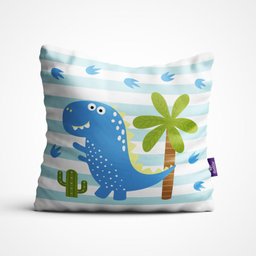 Almofada Dinossauro Baby Kit com 4un 35x35cm - 3 Almofada Dinossauro Baby Kit com 4un 35x35cm - 3