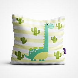 Almofada Dinossauro Baby Kit com 4un 35x35cm - 2 Almofada Dinossauro Baby Kit com 4un 35x35cm - 2