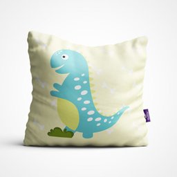 Almofada Dinossauro Baby Kit com 4un 35x35cm - 4 Almofada Dinossauro Baby Kit com 4un 35x35cm - 4
