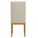 Ver imagem 2 de Cadeira de Jantar Solana Suede Base de Madeira - Pallazio Cor:Cappuccino