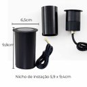 Ver imagem 2 de Embutido Solo Antiofuscante Led 5w Luz Quente Opus St2965