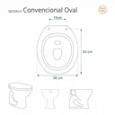 Ver imagem 3 de Tampa de Vaso Acrilico Transparente para vaso Convencional Hervy