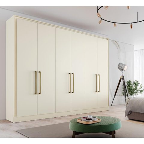 Guarda Roupa Argos 6 Portas Mdf - Mademarcs