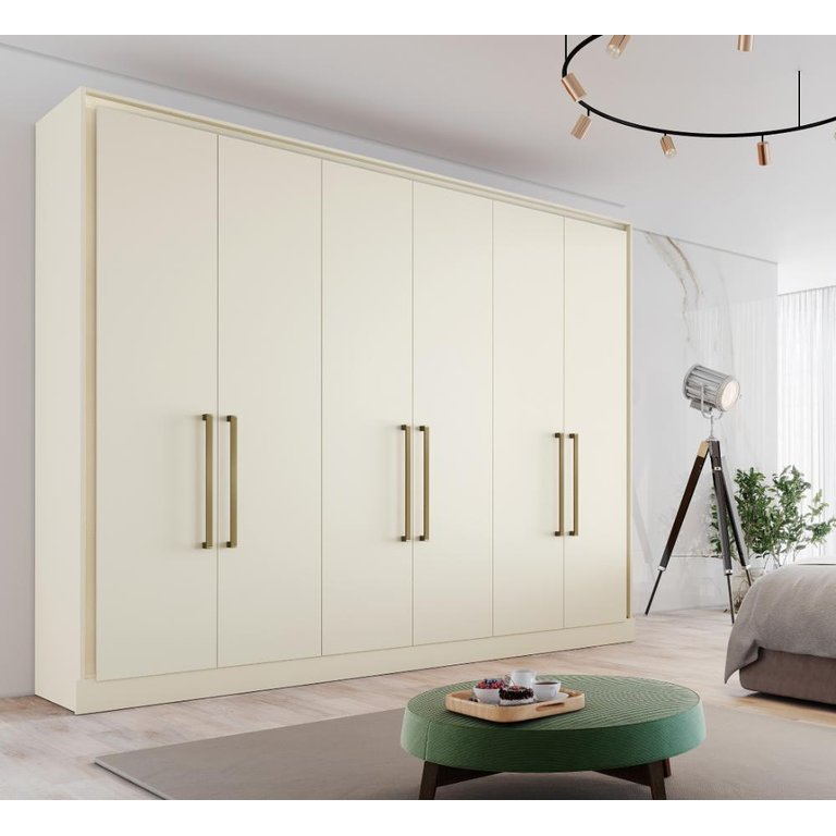 Guarda Roupa Argos 6 Portas Mdf - Mademarcs Guarda Roupa Argos 6 Portas Mdf - Mademarcs