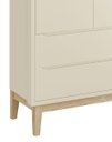 Ver imagem 3 de Guarda-Roupa Retrô 2 Portas Classic New Fosco com Natural - Reller