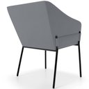 Ver imagem 7 de Kit 4 Cadeiras para Sala de Jantar Estar Living Olívia L02 Suede Cinza - Lyam Decor