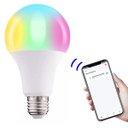 Ver mais imagens de Lampada Led Smart Wifi Inteligente App Celular Rgb Colorido 10w Ajustavel Iluminaçao Dimerizavel Pro