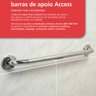 Barra de Apoio Inox Access Jackwal 73cm Rebativel 004.332 - 4