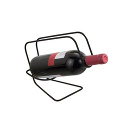 Suporte De Mesa Porta Garrafa De Vinho Alça Para Servir Preto - Cód 07582 - 1