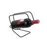 Suporte De Mesa Porta Garrafa De Vinho Alça Para Servir Preto - Cód 07582 - 1