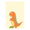 Placa Decorativa Infantil Dinossauro Baby 2 Laranja 30x40cm - 2