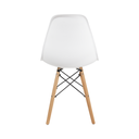 Ver mais imagens de Conjunto Mesa Eames Preta 90 Cm com 4 Cadeiras Brancas Dsw Estilo Sofisticado