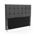 Ver imagem 1 de Cabeceira Soraya 160 para Cama Queen Z-008 Sued Cinza Aradecor