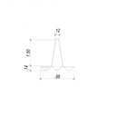 Ver imagem 2 de Pendente Cacau Dourado  98,5cm 3xg9 75w - Bella - Hl010