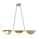 Ver imagem 1 de Pendente Cacau Dourado  98,5cm 3xg9 75w - Bella - Hl010