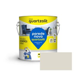 Tinta Acrilica Fosca Economico Branco Gelo 3,6 Litros Quartzolit - 1