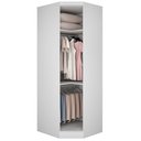 Ver imagem 2 de Modulo Canto Obliquo Para Guarda-roupa Com 01 Porta Branco