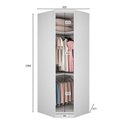 Ver imagem 3 de Modulo Canto Obliquo Para Guarda-roupa Com 01 Porta Branco
