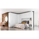 Ver imagem 4 de Modulo Canto Obliquo Para Guarda-roupa Com 01 Porta Branco