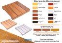 Ver imagem 5 de Deck de Madeira Modular 30x30 Cm Réguas 7 Cm Neonx com Pintura:osmocolor Branco Neve